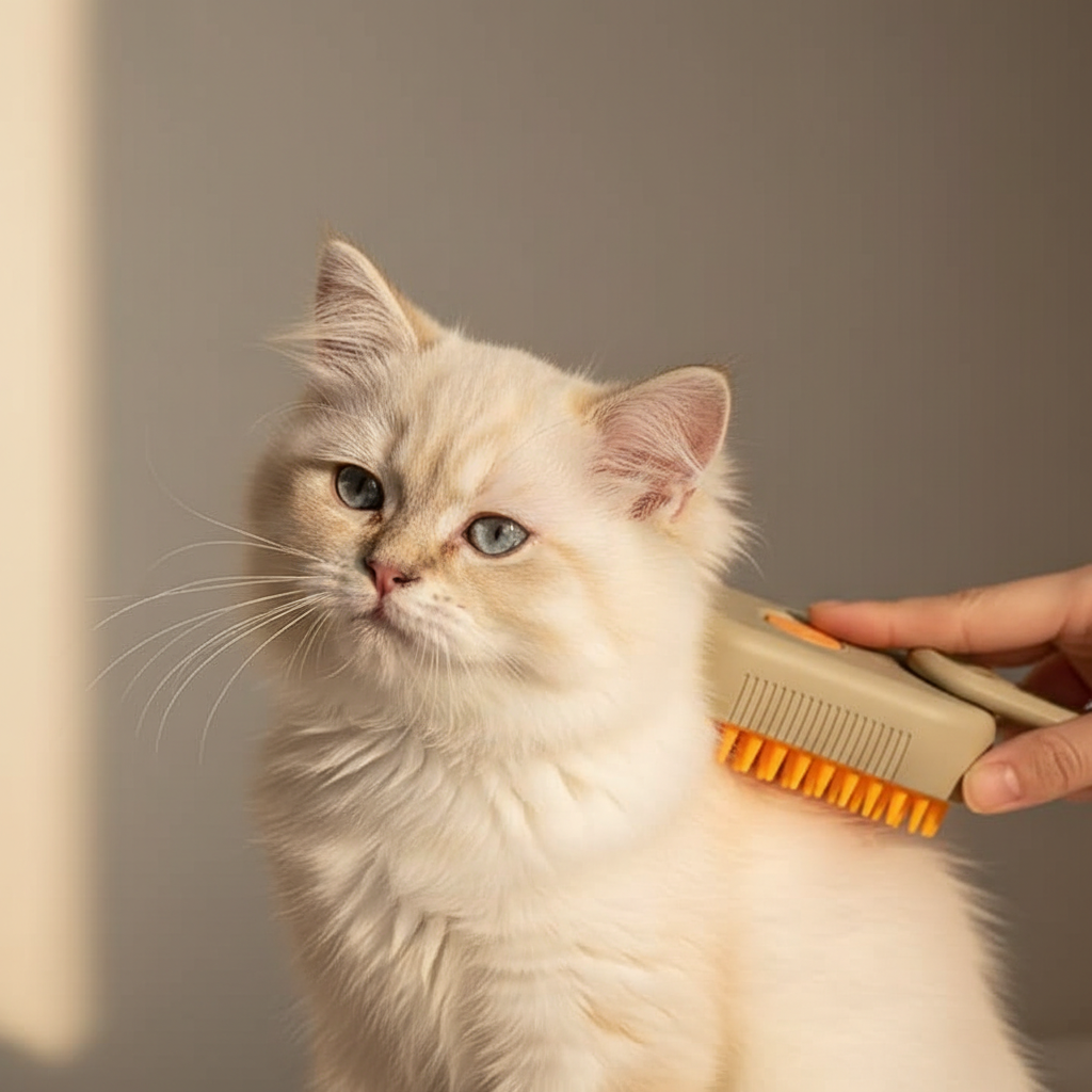 Cepillo a vapor para mascotas