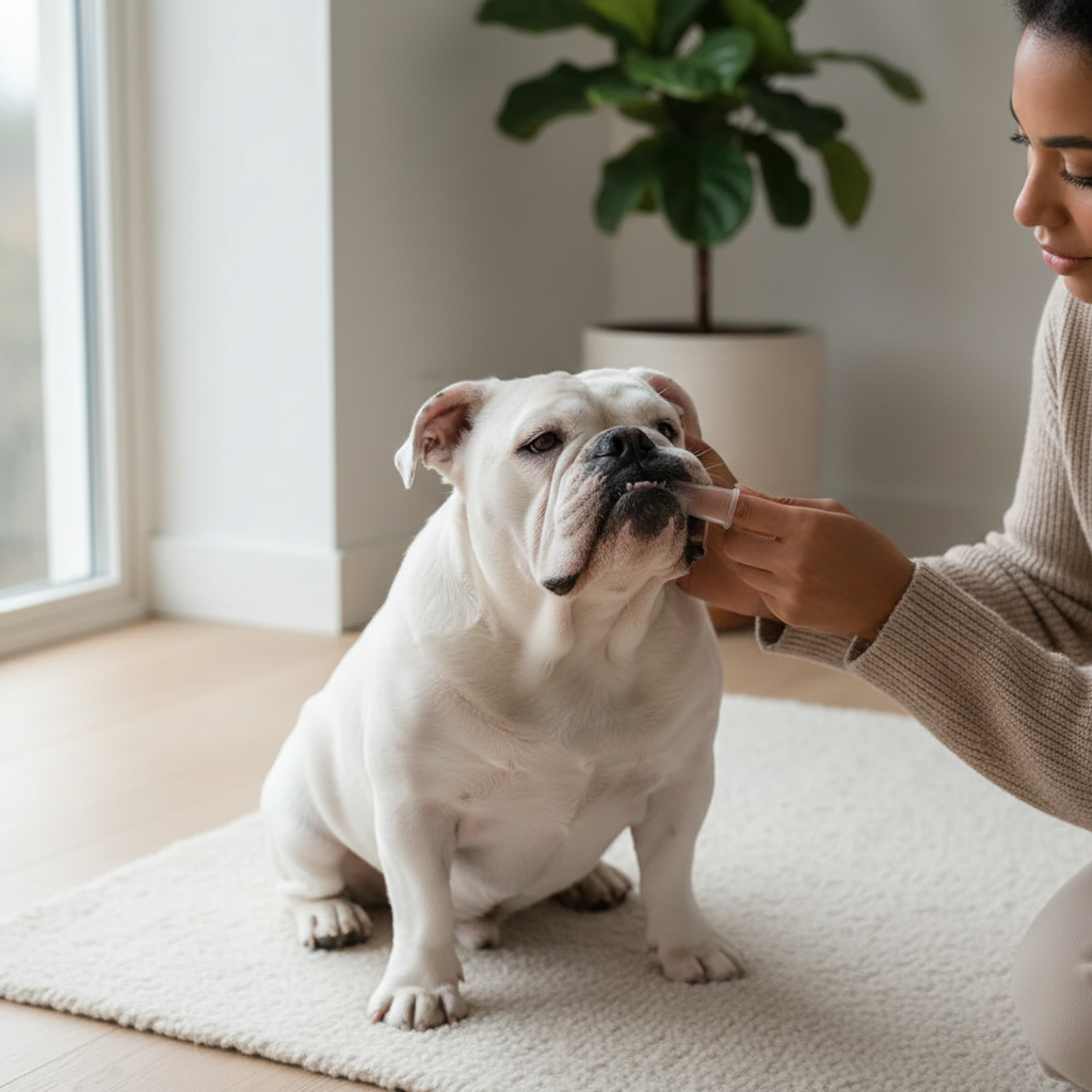 Cepillo de dedo para mascotas
