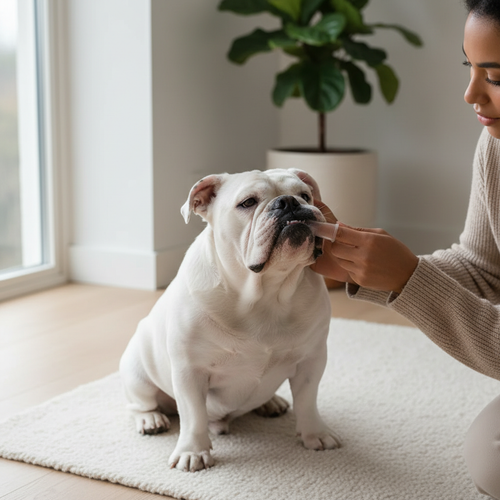 Cepillo de dedo para mascotas