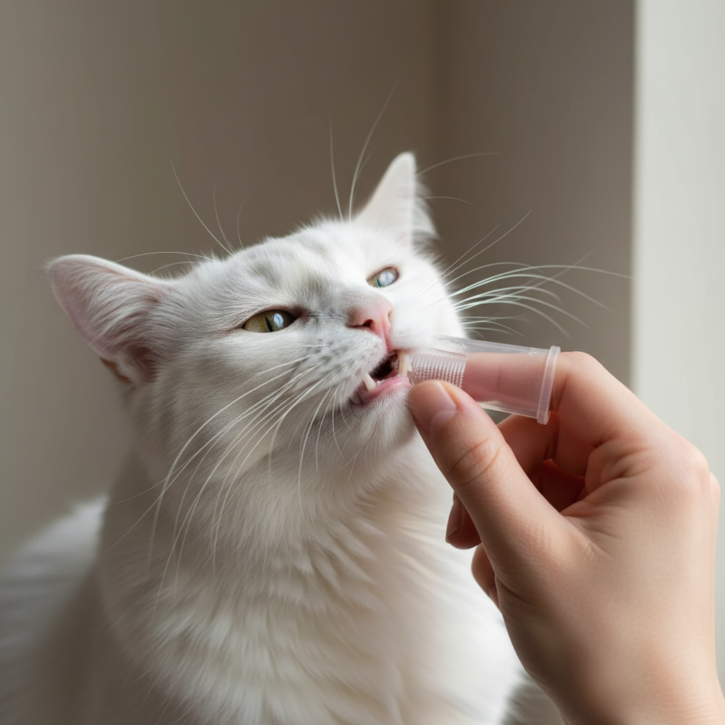 Cepillo de dedo para mascotas
